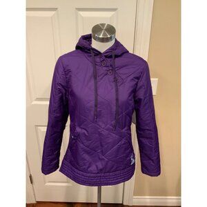 Under Armour Purple Pullover Hooded Quilted Jacket, Size N/A